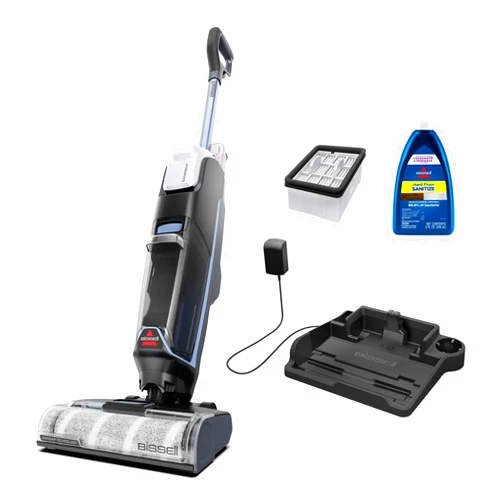 BISSELL CrossWave Edge Cordless Wet Dry Vacuum with Edge Cleaning, Tangle-Free Pet Hair Brush Roll, FreshStart Filter, and Storage & Rinse Tray Included, 4329F
