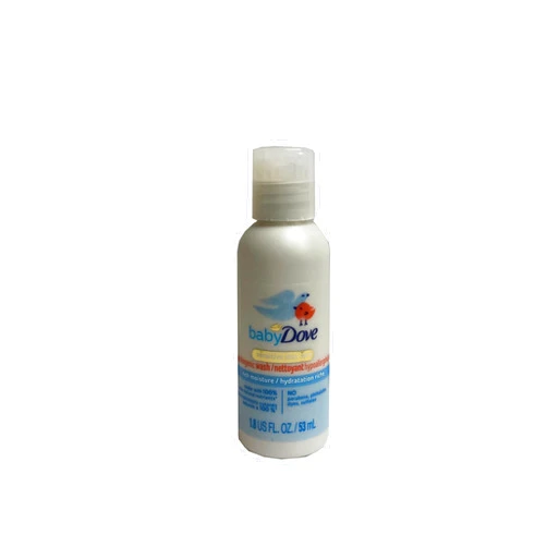 Baby Dove Tip to Toe Wash, Rich Moisture, Travel Size, 1.8 Ounce (Pack of 4)