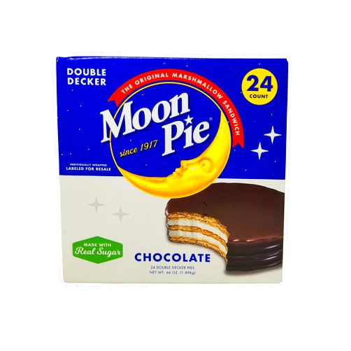 Moon Pie The Original Marshmallow Sandwich Chocolate 24 Count 66 OZ - SET OF 2