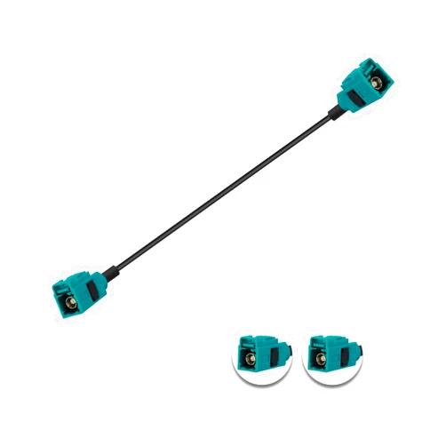 POBADY Fakra Z Cable Fakra Z Female to Fakra Z Female RF Coax Cable 6in/15cm Fakra Z Female Vehicle Car Antenna Extension Cable RG174 for Car Stereo GPS Navigation