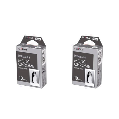 Instax Fujifilm Instax Mini Monochrome Film - 10 Exposures (Pack of 2)