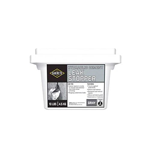 Sakrete | Hydraulic Cement Leak Stopper - Gray | 10 lb