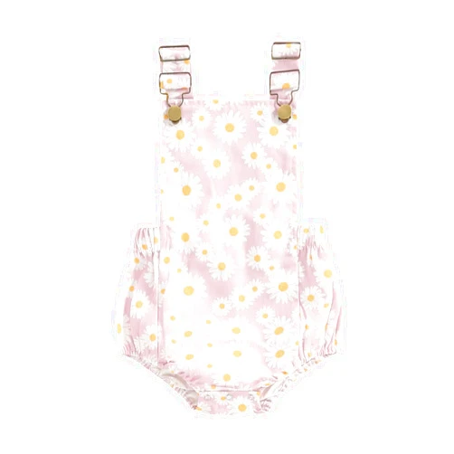 Madjtlqy Newborn Baby Girl Summer Clothes Cute Daisy Overalls Suspender Shorts Romper Jumpsuit Infant Girl Outfits