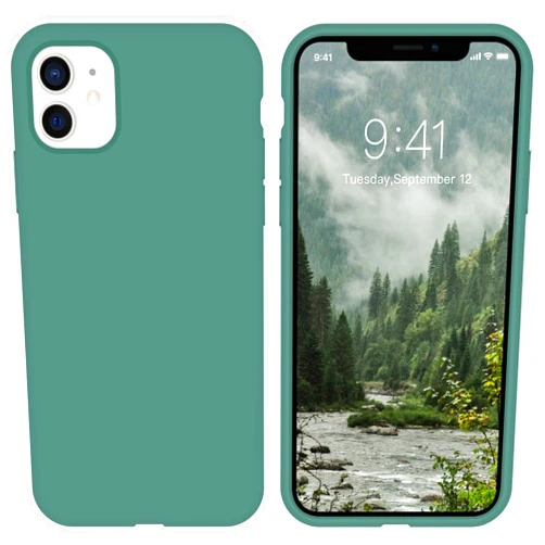 ZVastt iPhone 11 Case iPhone 11 Phone Case Liquid Silicone Soft Gel Rubber Cover Microfiber Lining Anti-Scratch Durable Full Body Shockproof Protective Phone Cases for iPhone 11 6.1