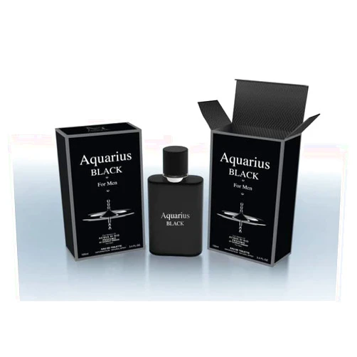 Generic Aquarius Black for Men Eau de Toilette Natural Spray, Masculine Scent, 3.4 Fl Oz/100ML