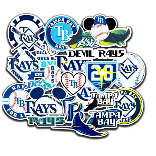 JOL 25 PCS of American Baseball Stickers for Water Bottle, Laptop, Bicycle, Computer, Motorcycle, Travel Case, Car Decal Decoration Sticker