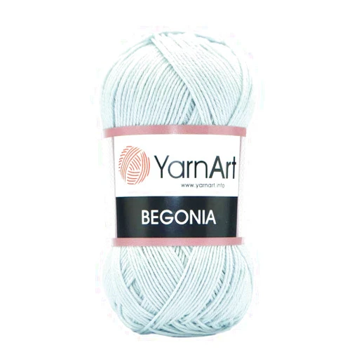 Yarnart Begonia, 100% Mercerized Cotton, 1.76 Oz (50g) / 185 Yrds (169m) Fine Sport: 2, amigurumi Yarn, Summer Yarn (54462)