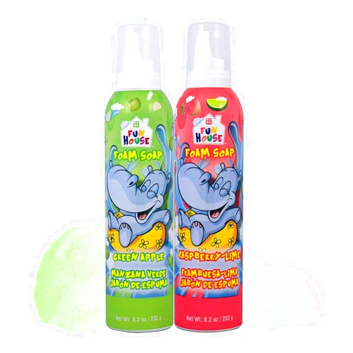 Moneysworth & Best Fun House Kids Foam Soap green Apple & raspberry-Lime, 2 Pack 14423