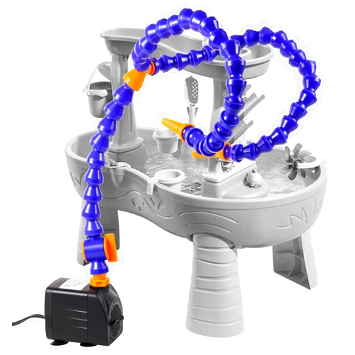 Edycur Water Table Pump, Water Pump for Kids Water Table, Summer Outdoor Splash Table Toys for Kids Ages 3+ Years Old, Water Table Accessories