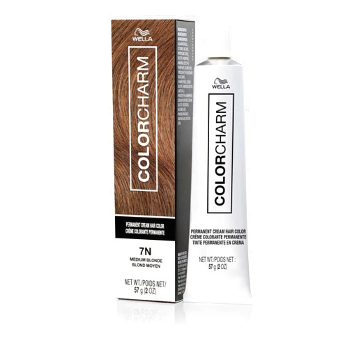 Color Charm COLORCHARM Permanent Cream Hair Dye | Blonde Hair Color | High Lift, Natural Warm Bronde, Golden Honey Tones | 100% Gray Coverage | Vegan, Free of Phthalates & Parabens | 2 oz.