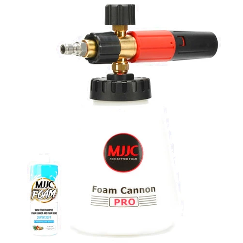 MJJC Foam Cannon Pro V2.0 (Thicker Snow Foam Technology) with 1/4 Inch Quick Connector for Pressure Washer, 40 oz Bottle (Pro V2.0 (1/4
