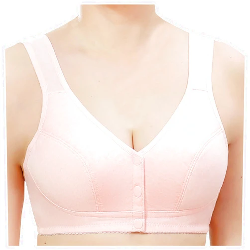 GENERIC Sexy Daisy Bras for Older Women Front Closure Push Up Bra Breathable Wireless High Impact Sports Bra Everyday Bras