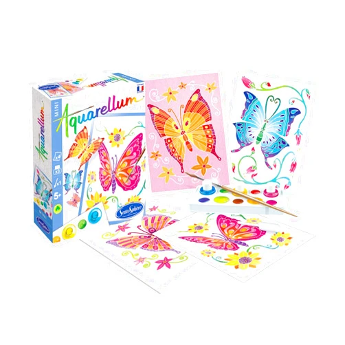 Sentosphère Sento Sphere Mini Aquarellum Butterflies Watercolor Paint Set
