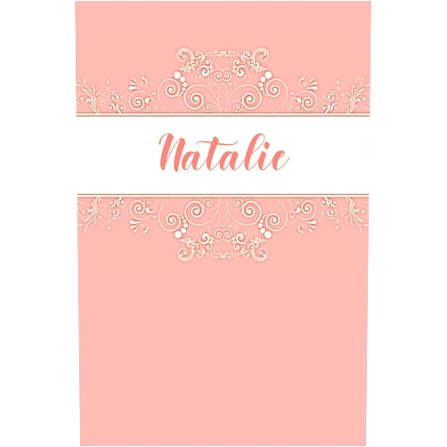 Just Journals Natalie: Personalized Name Journal for Women and Girls 6x9 Inches
