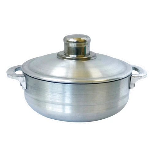 Wee's Beyond Heavy Gauge Caldero Dutch Oven with Aluminum Lid, 1.8 quart, Silver