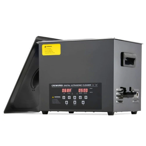 CREWORKS 10L Digital Ultrasonic Cleaning Machine with Degas and Gentle Mode, 240W Ultrasonic Cleaner Machine with Heater and Timer, 2.6 gal Ultrasound Cleaner for Retainer Watch Auto Tool Machine Part