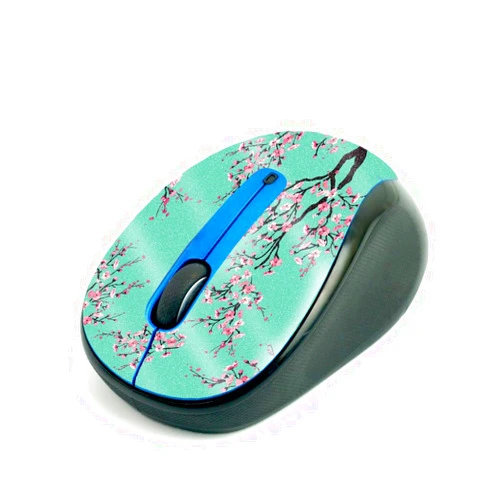 MIGHTY SKINS MightySkins Glossy Glitter Skin for Logitech M325 Wireless Mouse - Cherry Blossom Tree | Protective, Durable High-Gloss Glitter Finish | Easy to Apply, Remove, and Change Styles | Made in The USA