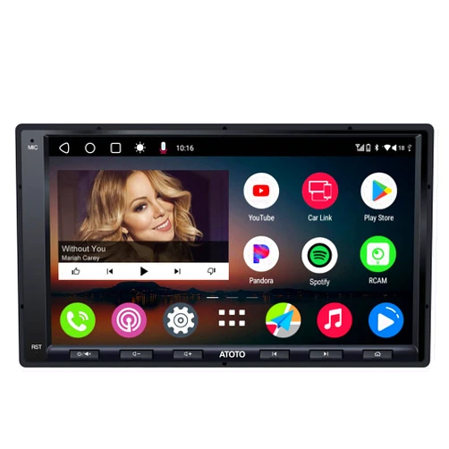 ATOTO A6G2A7PF Double-DIN Android Car Stereo, Wireless CarPlay, Wireless Android Auto, GPS Tracking, 7