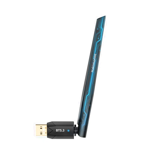 Hakimonoe Long Range USB Bluetooth 5.3 Adapter for PC Desktop, 150M Wireless Transmitter Dongle for Windows 11/10/8.1 Laptop Computer Pair Bluetooth Headset Headphones Speaker Mouse Keyboard Printer Plug n Play