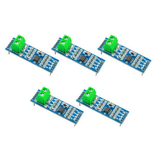 JIUWU 5 PCS RS-485 MAX485 Transceiver Chip Module TTL to RS-485 Module SCM Development Board