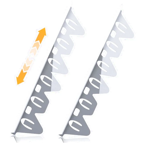 Feotenn Stove Gap Covers Stainless Steel, 2 Pack Stove Gap Fillers Oven Gap Filler, Easy Retractable Length 13.8