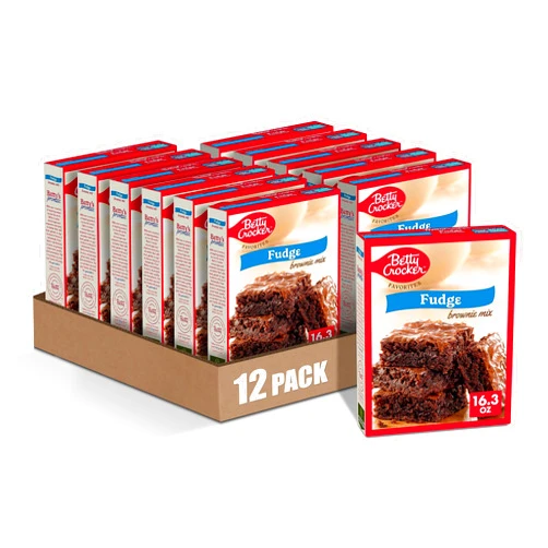 Betty Crocker Favorites Fudge Brownie Mix, 16.3 oz (Pack of 12)