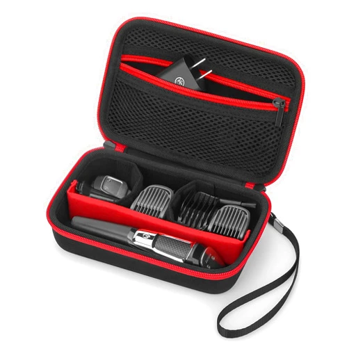 Yinke Travel Storage Case for Philips Norelco Multigroom Series 3000/5000, MG3740/40, MG5910/49 - Protective Organizer for Beard Trimmer, Attachments, Face & Ear Hair Trimmer, and Hair Clipper Shaver