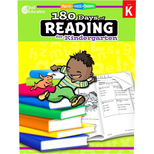 By Suzanne I. Barchers (Author) 180 Days™: Reading for Kindergarten Practice Workbook for Classroom and Home, Cool and Fun Practice Created by Teachers