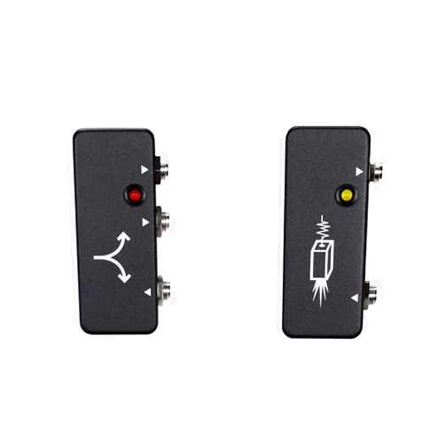 JHS Pedals JHS Buffered Splitter Guitar Signal Path Effect & Little Black Buffer Guitar Signal Buffer
