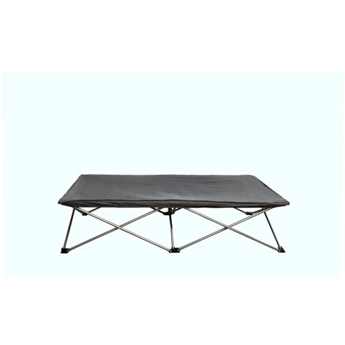 Regalo My Cot Extra Long Portable Bed, Includes Fitted Sheet, Gray 54x28x12 Inch (Pack of 1)