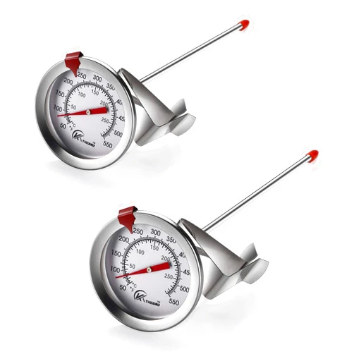 KT THERMO Deep Fry Thermometer with Instant Read,Dial Thermometer（2-Pack）,6