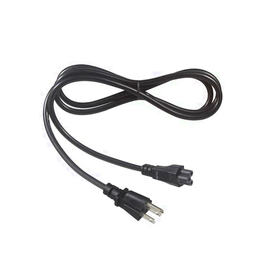 KUNCAN US Standard Laptop Power Cord - 2 FT/ 24 inch 18AWG NEMA 5-15P to Iec 60320 C5 Universal 3 Prong AC Power Cable Replacement Desktop Charger 3 Pin 10A 125V Wire for Notebook Computer Adapter TV Printer