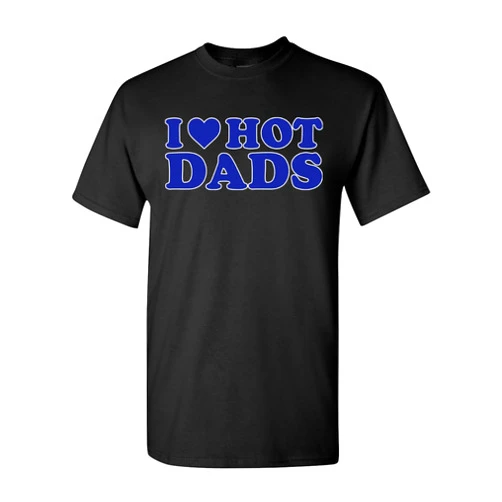 On Coast I Love Hot Moms I Love Hot Dads I Heart Funny Novelty T-Shirt