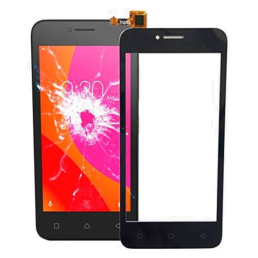 ZHANGJIALI Jiali Replacement Parts Glass-Panel-Replacement Front for Lenovo Vibe B / A2016A40 Touch Panel(Black) (Color : Black)