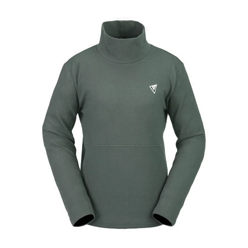 Volcom Women's Tech Mock Neck Pullover Snowboard Fleece Baselayer