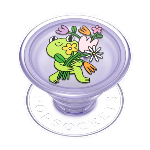 PopSockets Plant-Based Phone Grip with Expanding Kickstand, Eco-Friendly - Flower Frank