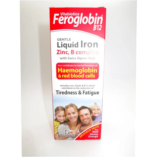 Vitabiotics Feroglobin Vitabiotics -B12 Iron Supplement Liquid 200Ml by Feroglobin