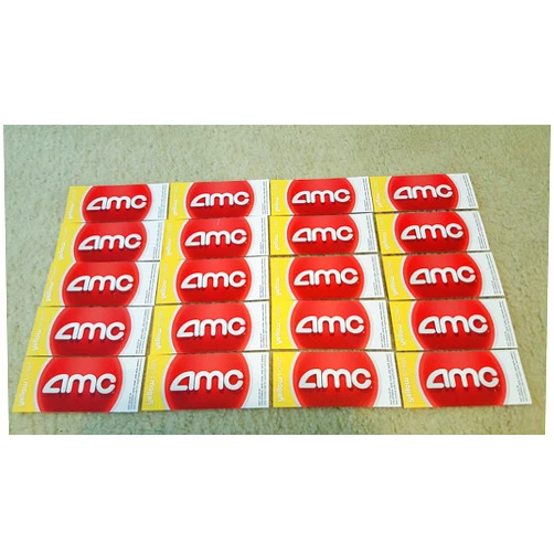 AMC 20 AMC Theatre Yellow Movie Tickets (SAVE $50!)