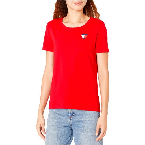 Tommy Hilfiger Women's Crew Neck Logo Tee