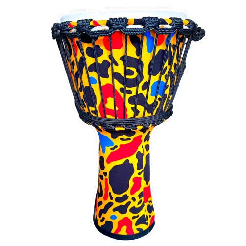 RUOSWTE 8.5-inch RUOSWTE Djembe Drum，West African Style Hand Drum，Bongo Drum Percussion Instrument ，Music Healing Instrument,Drum Circles