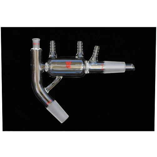 Gamalab Lab Glass Short Path Distilling Head With 24/40 Joint and 10/18 Thermometer