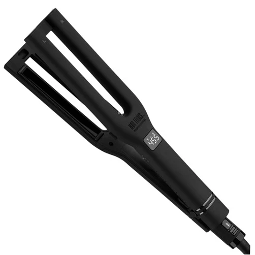 Hot Tools Pro Artist Black Gold Double Straight Dual Plate Hair Straightener | Faster Styling and Reduced Damage