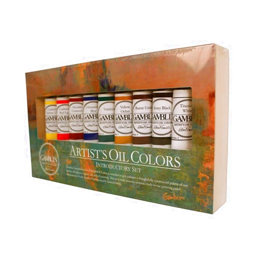 Gamblin Artist Oil Colors Introductory Set,Multi,37 ml