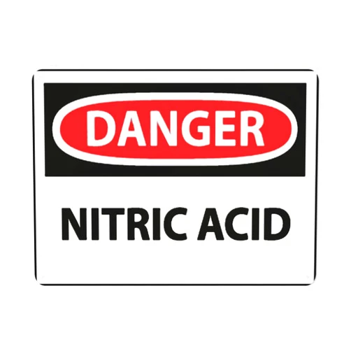 MULTIBRIGHT Warning Notice Traffic sign,DANGER Nitric Acid, Aluminum Safety Danger Tin Road Sign Safety Signs For Workplace