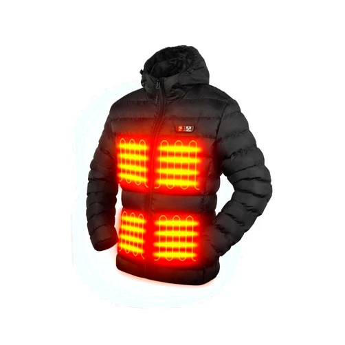 PTAHDUS Women’s Heated Jacket Lightweight 5 Heat Zones Battery Pack Included, Heated Puffer Jacket with Hand Warmer Pocket