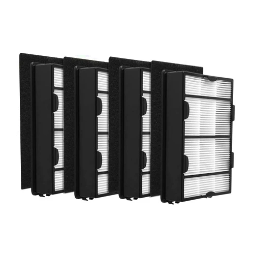Gazeer Replacement Filter B (4 Pack) + Carbon Pre Filter(4 Pack) Compatible with Holmes HAPF600 HAPF600D HAPF600D-U2