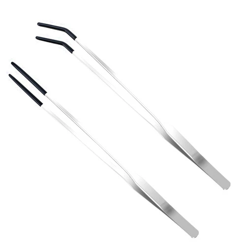 Hariendny 2 Pcs Reptile Feeding Tongs, Worms Tongs, 10.6