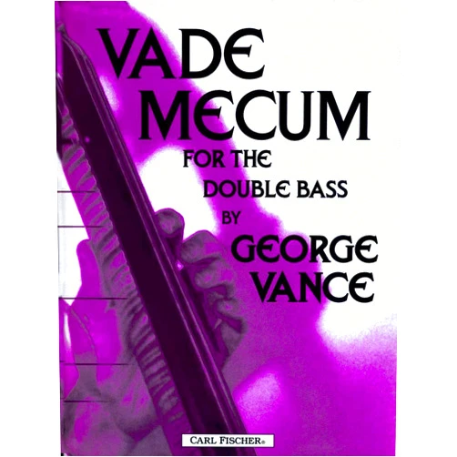 George Vance O5425 - Vade Mecum for the Double Bass