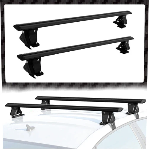 Leigeauto Without Roof Rail Rack Lockable Cross Bar Crossbar Fits for Ford Ranger 2019-2023 2024 2025 Rooftop Cargo Carrier Luggage Rack Crossbar
