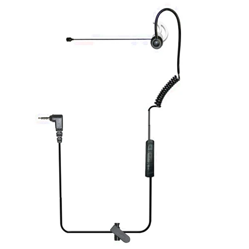 KLEIN ELECTRONICS OEM SINCE 1991 Klein Electronics - Comfit Noise Canceling Boom Microphone Earpiece with 3.5mm Connector for Cellular Phones and Lightweight & Secure Communication - includes 3 Sizes of Soft Silicone
